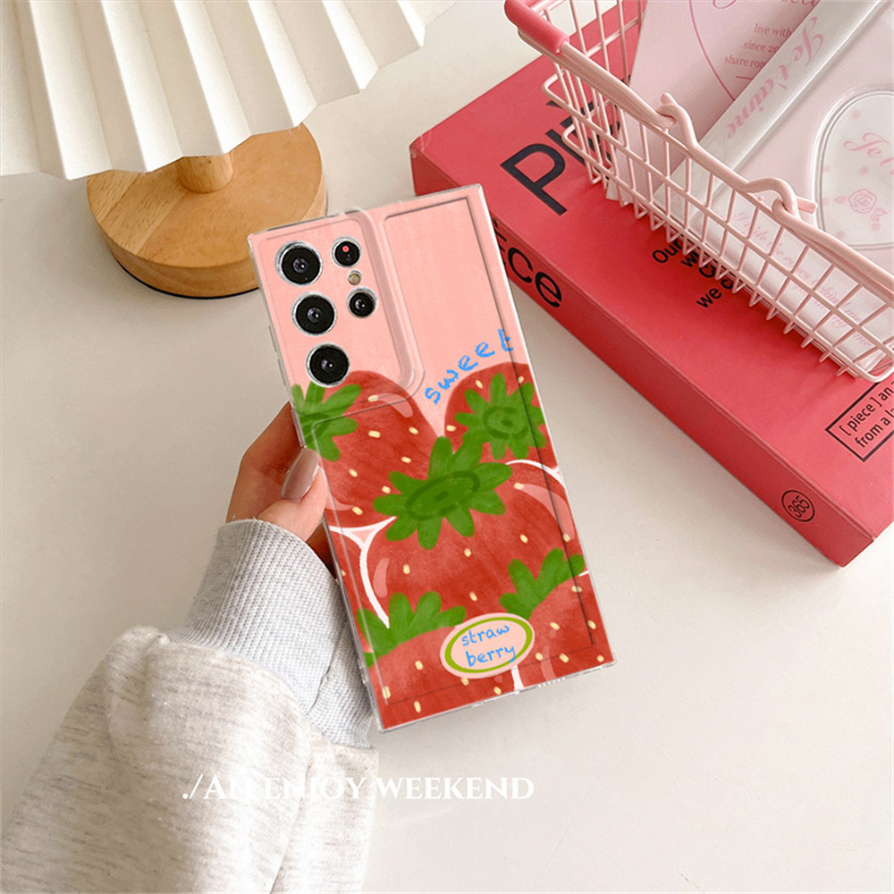 Summer pineapple fruit simple case For Samsung