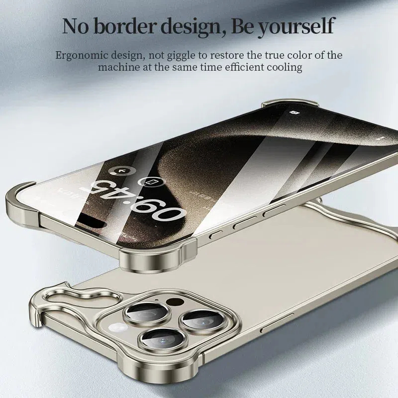 Aluminum alloy Borderles Case For iPhone