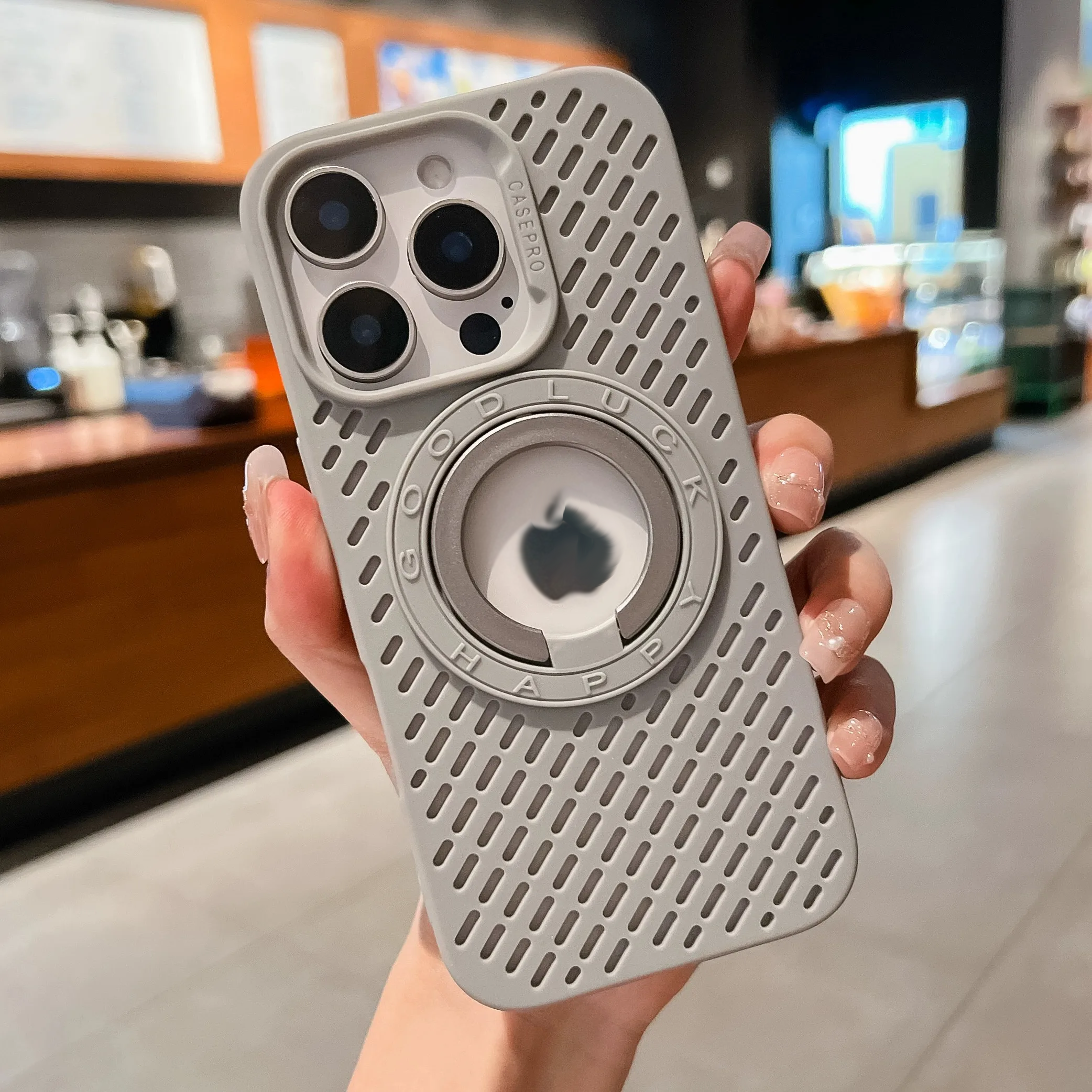 Magnetic Soft Hollow Out Case For iPhone