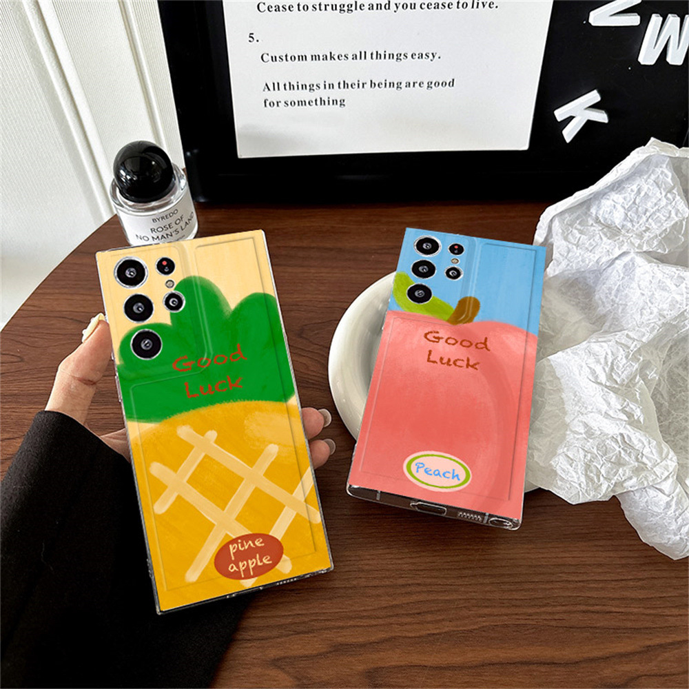 Summer pineapple fruit simple case For Samsung