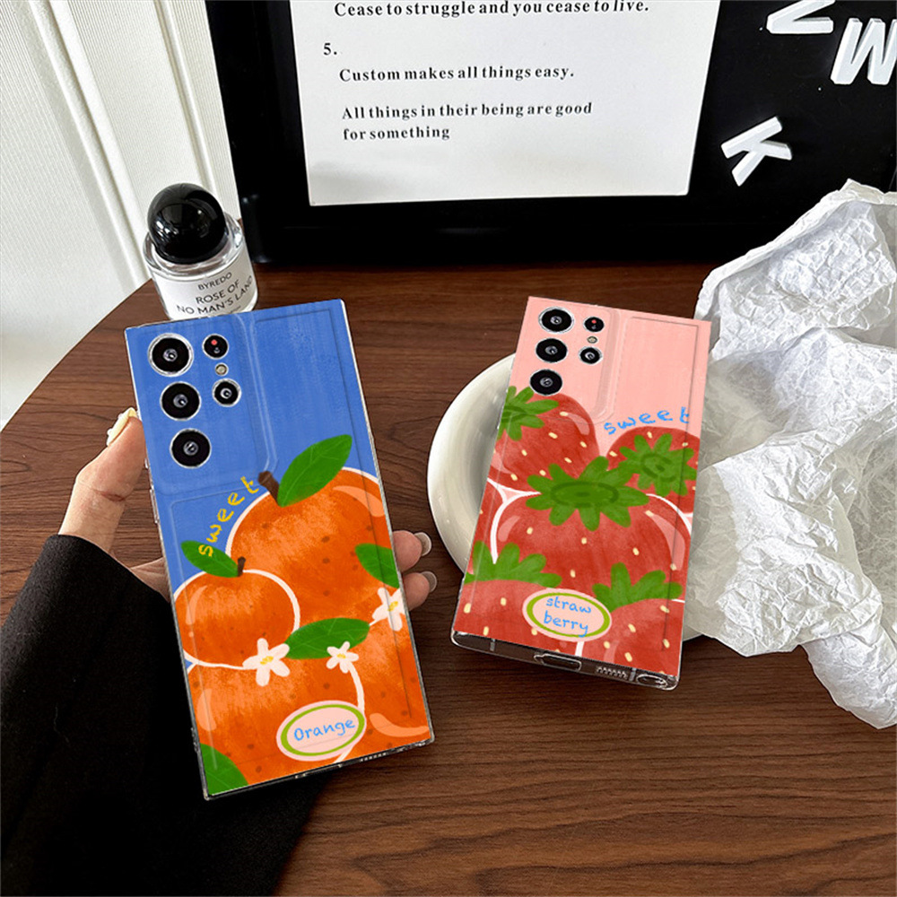 Summer pineapple fruit simple case For Samsung