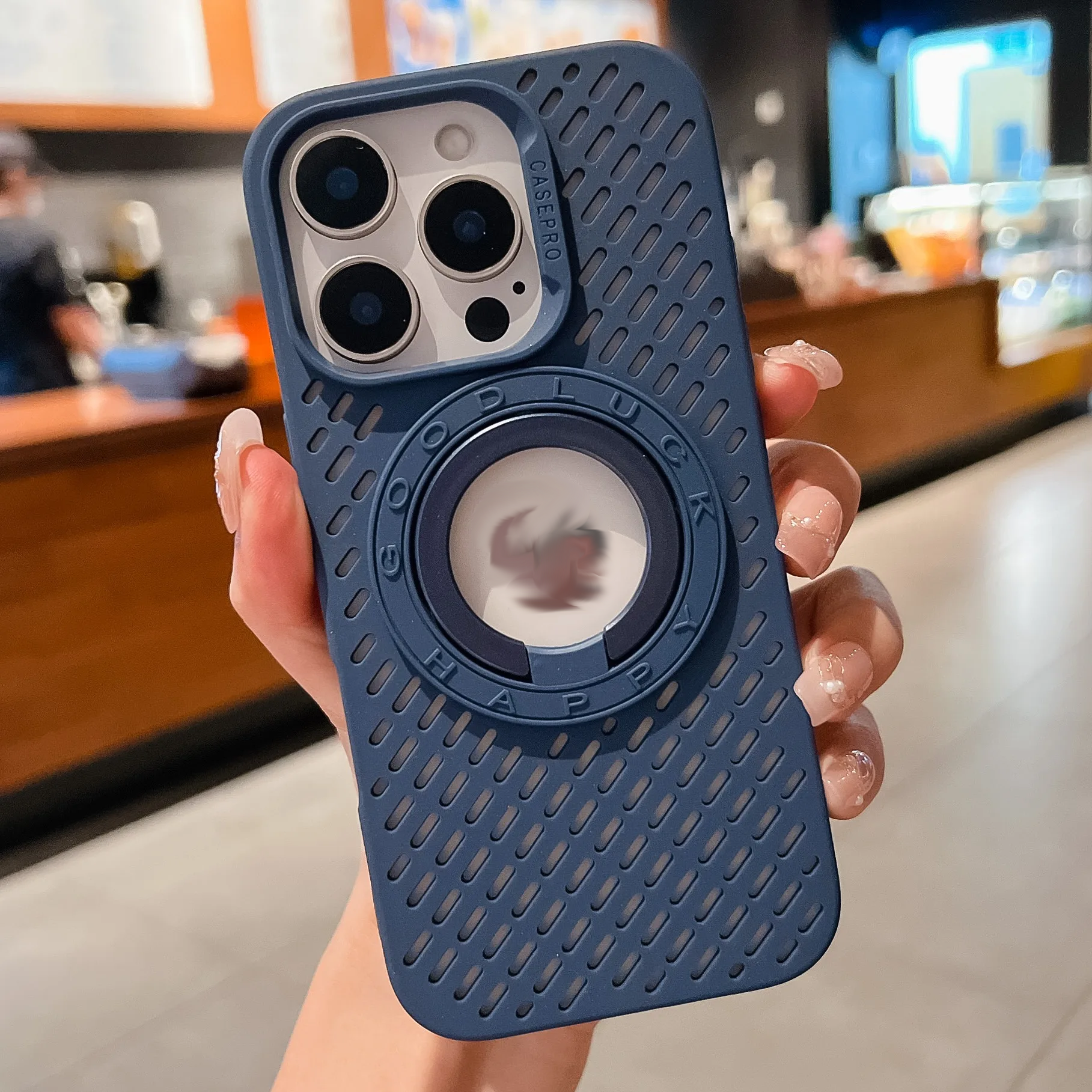 Magnetic Soft Hollow Out Case For iPhone