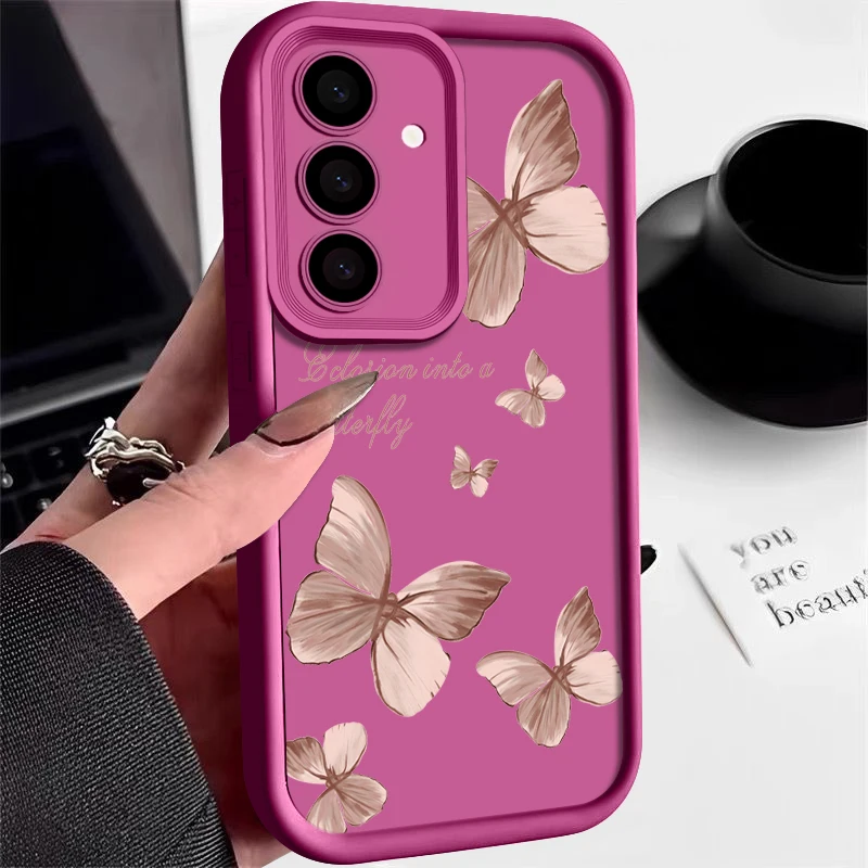 Butterfly Flowers Case For Samsung