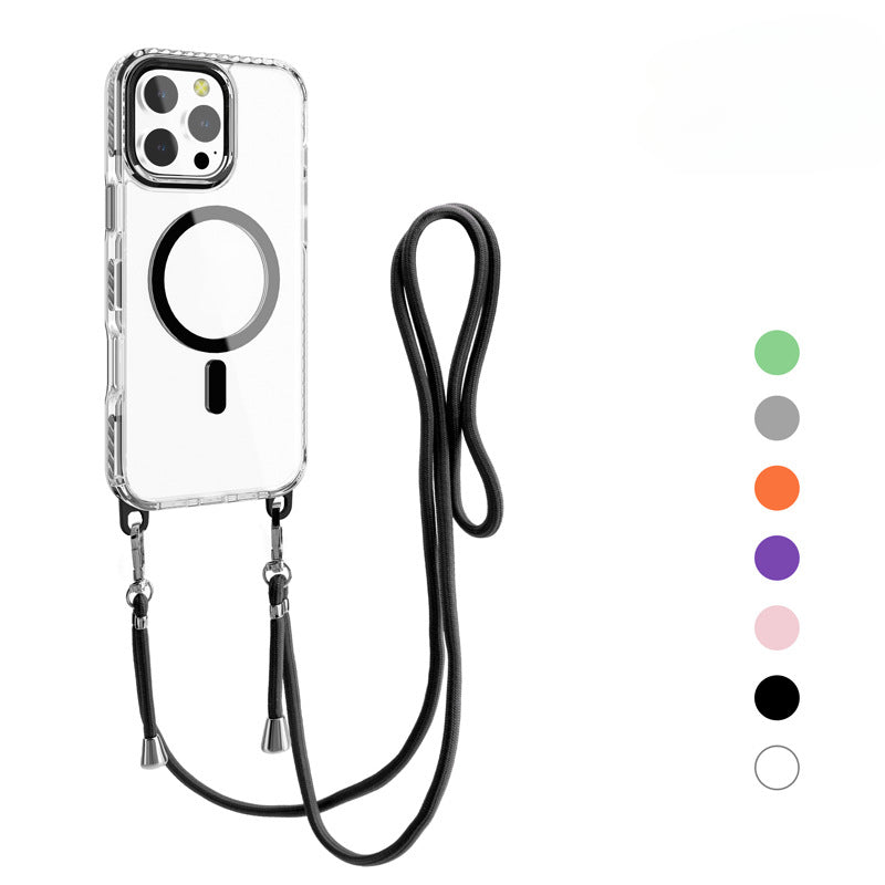 Magsafe Magnetic Crossbody Lanyard Case For iPhone