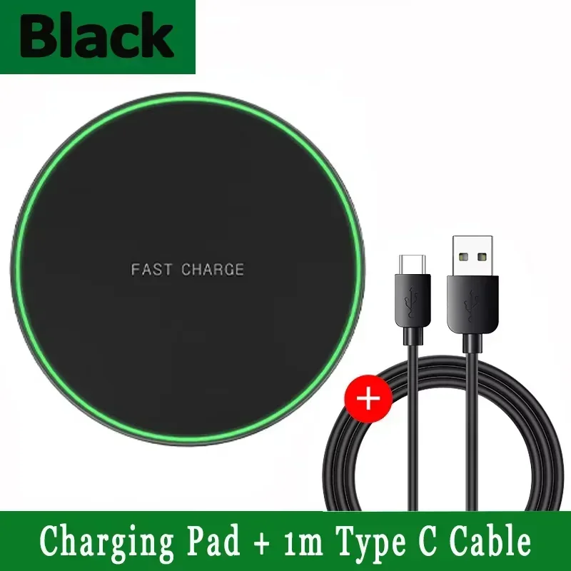 Wireless Charger For iPhone Induction Fast Charging Pad Dock Station For Samsung  Xiaomi Huawei