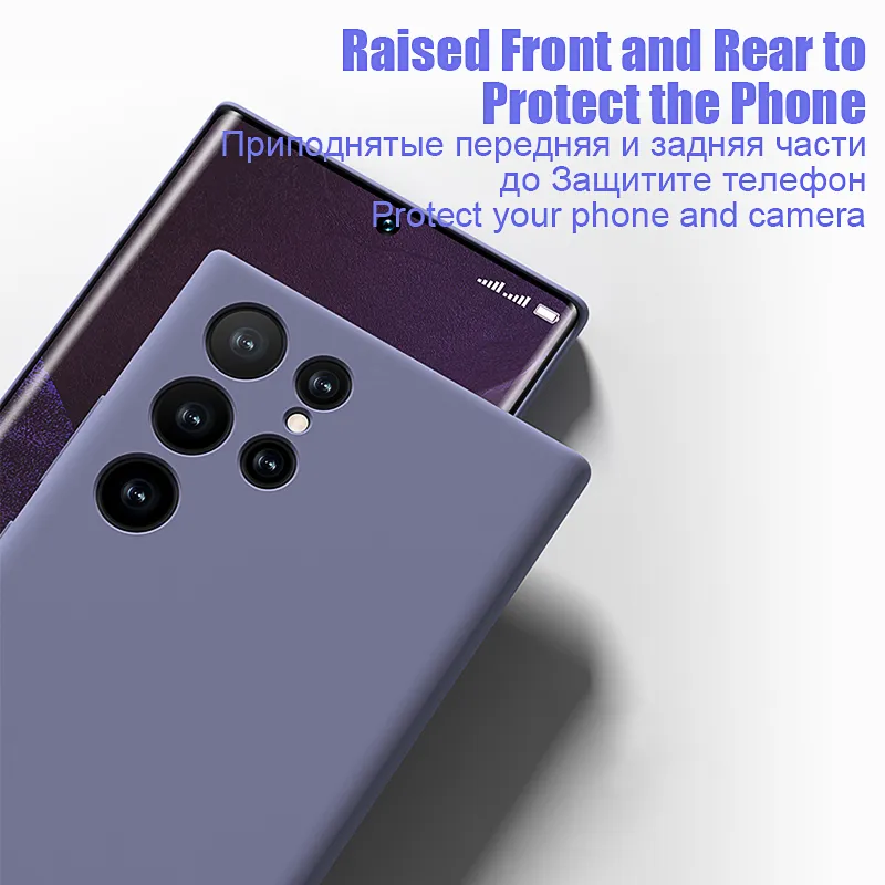 Original Liquid Silicone Case For Samsung