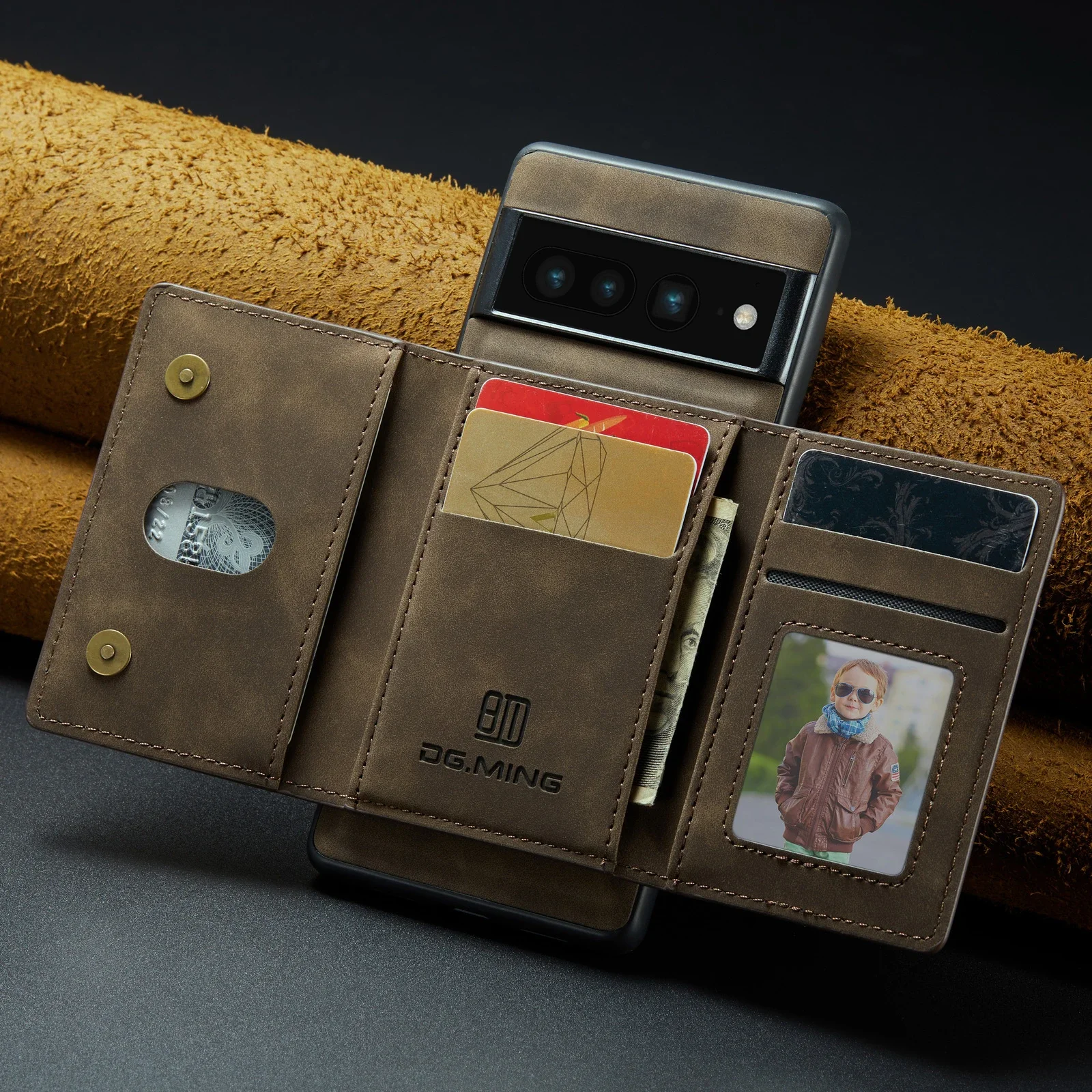 2 in 1 Detachable Magnetic Wallet Case For Google