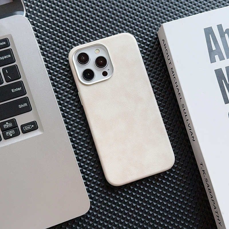 Magsafe Magnetic Vintage High Quality Leather Case For iPhone