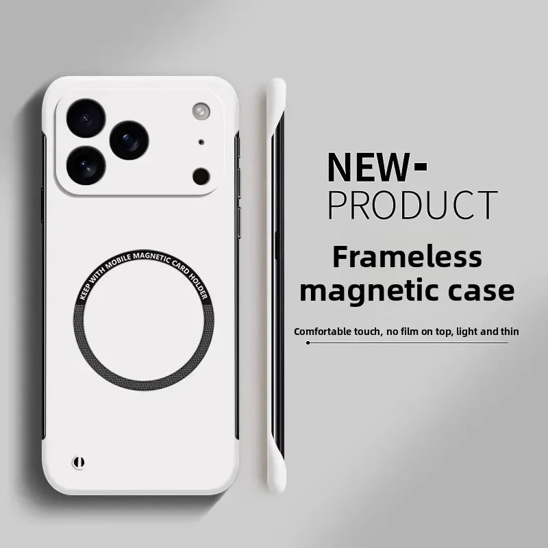 Ultra Thin Magnetic Frameless Case For iPhone