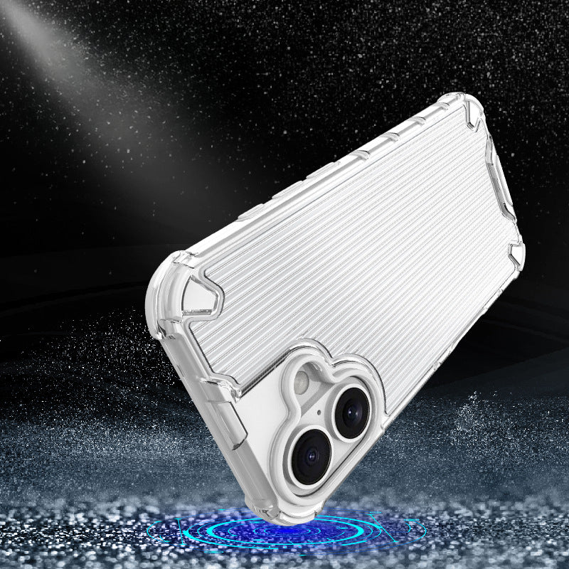 heat dissipation and anti-fall transparent case For iPhone