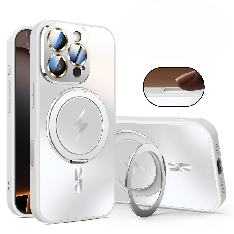 Magsafe Magnetic AI camera button  frosted casefor iPhone