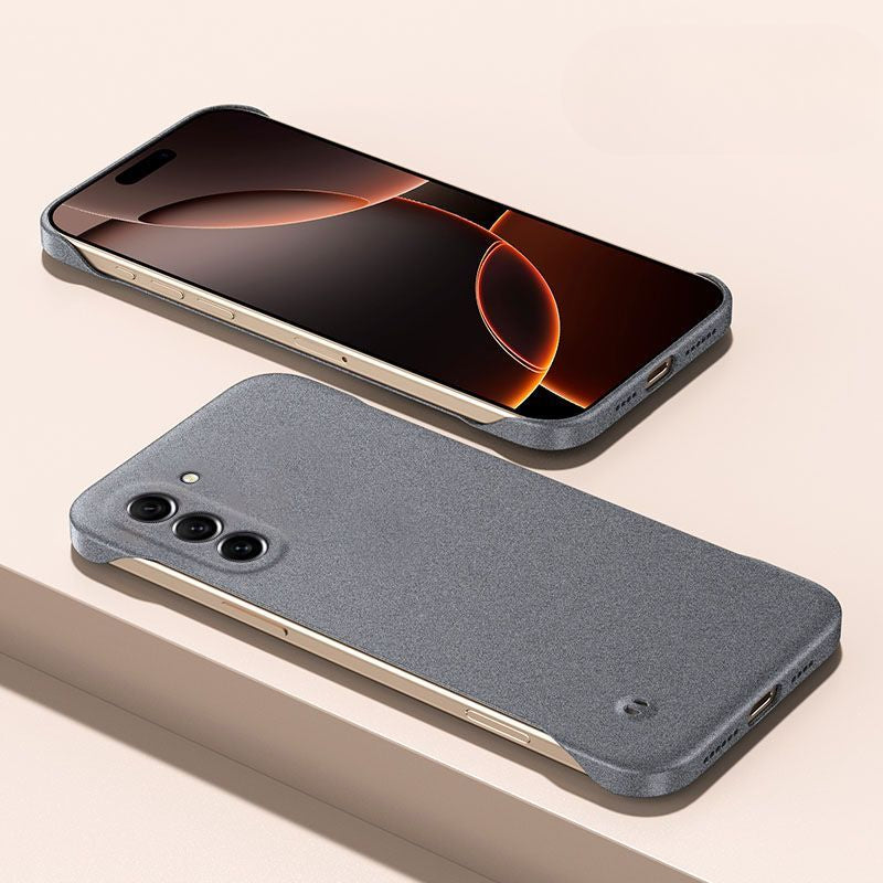 Rock sand borderless heat dissipation case for Samsung