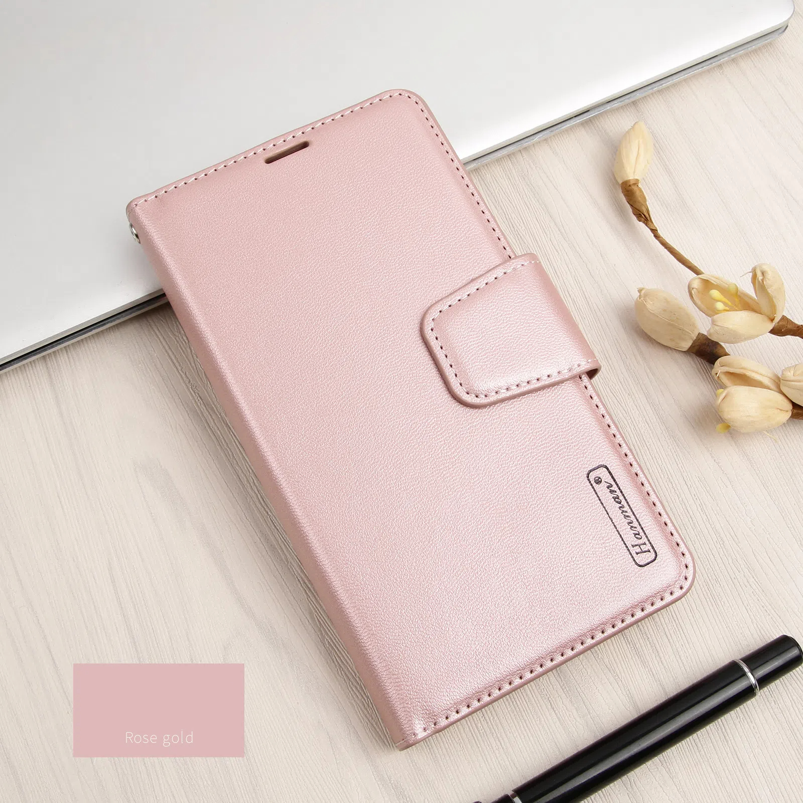 Leather Wallet Stand Phone Case For Samsung