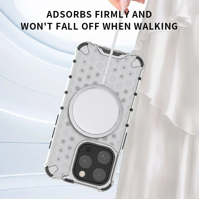 2 in 1 Full Protection Shockproof  Magsafe Case for iPhone