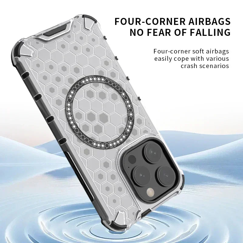 2 in 1 Full Protection Shockproof  Magsafe Case for iPhone