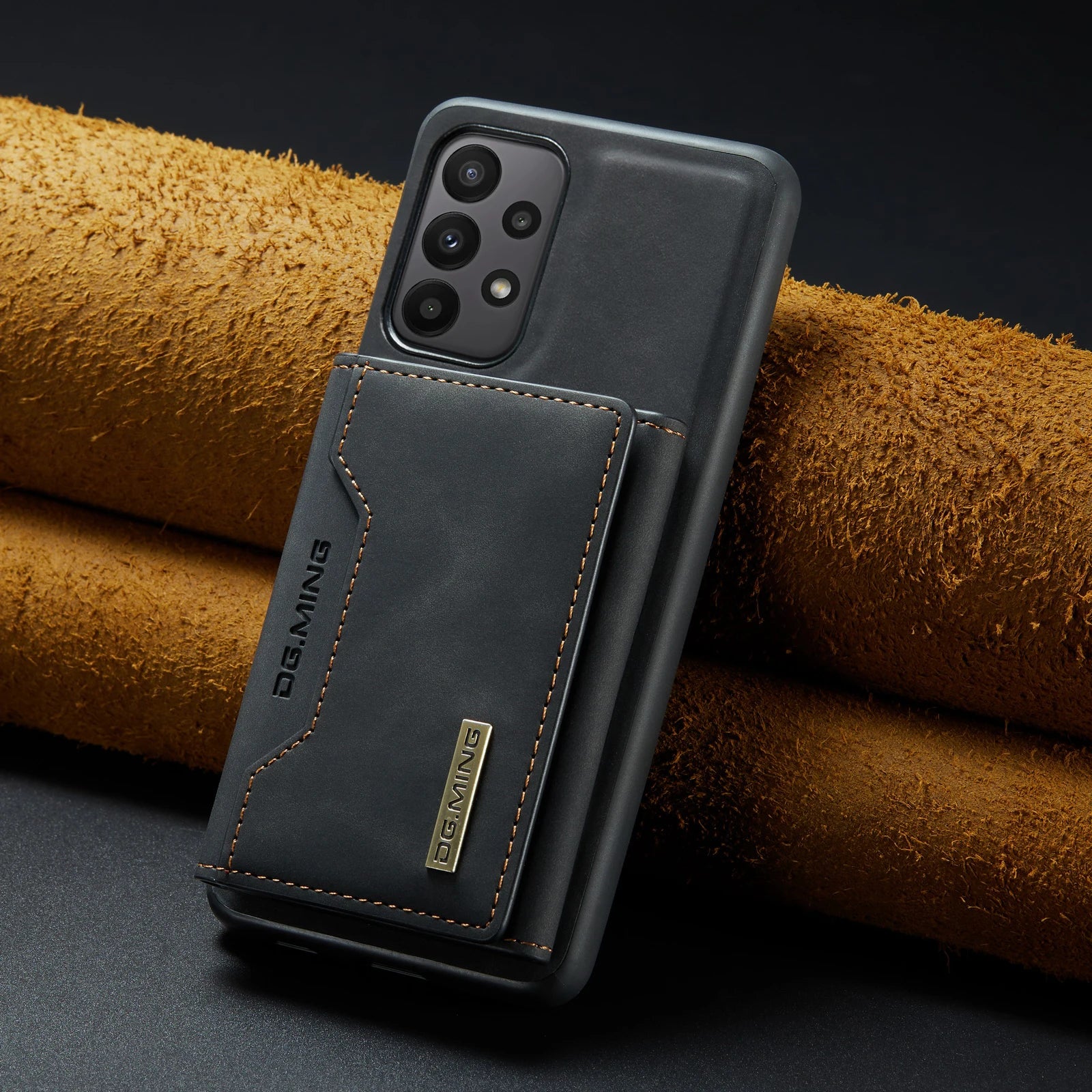 2 in 1 Magnetic Detachable Leather Wallet Case For Samsung