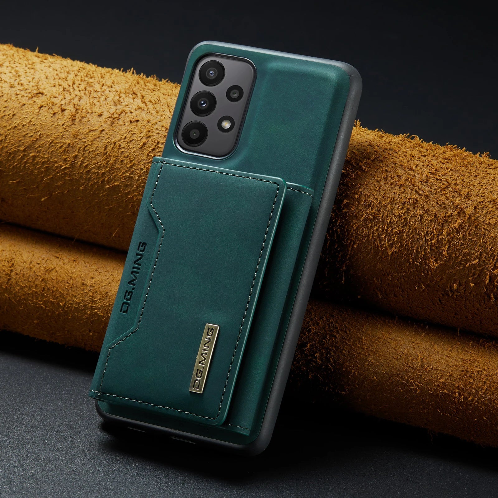 2 in 1 Magnetic Detachable Leather Wallet Case For Samsung