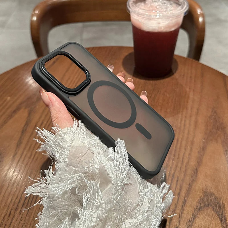 Ice Mist Magsafe Magnetic Shockproof Hard Case For iPhone 