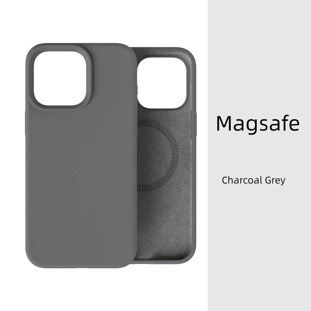 Magsafe Magnetic Liquid Silicone Case For iPhone