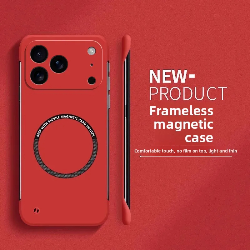 Ultra Thin Magnetic Frameless Case For iPhone