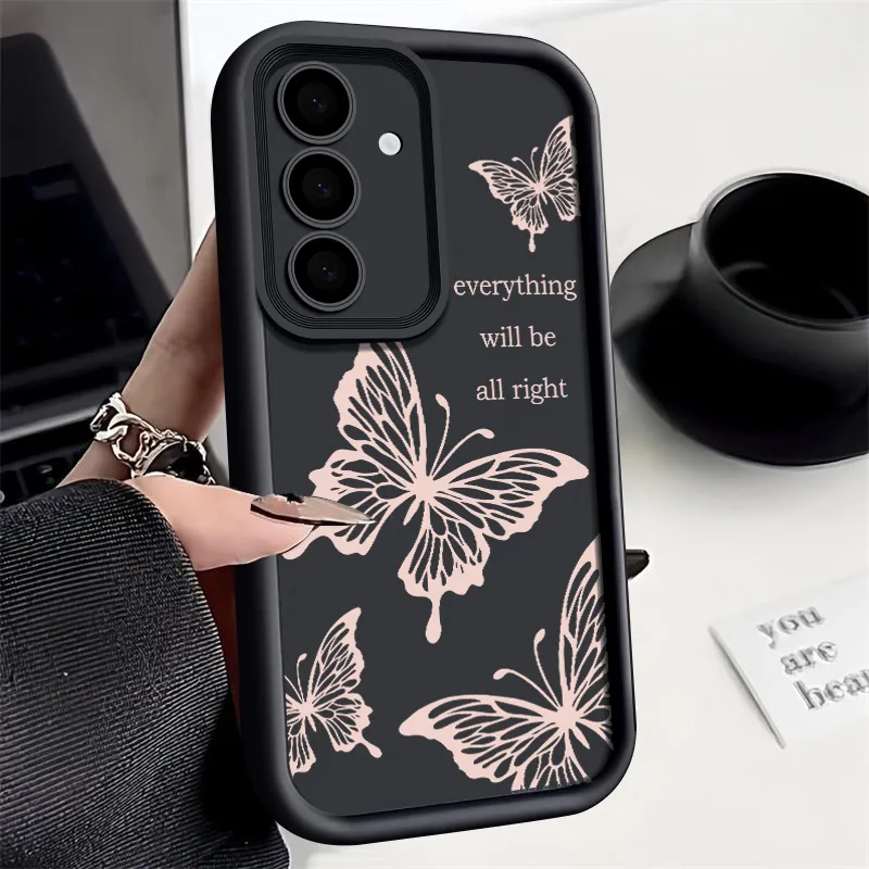 Butterfly Flowers Case For Samsung