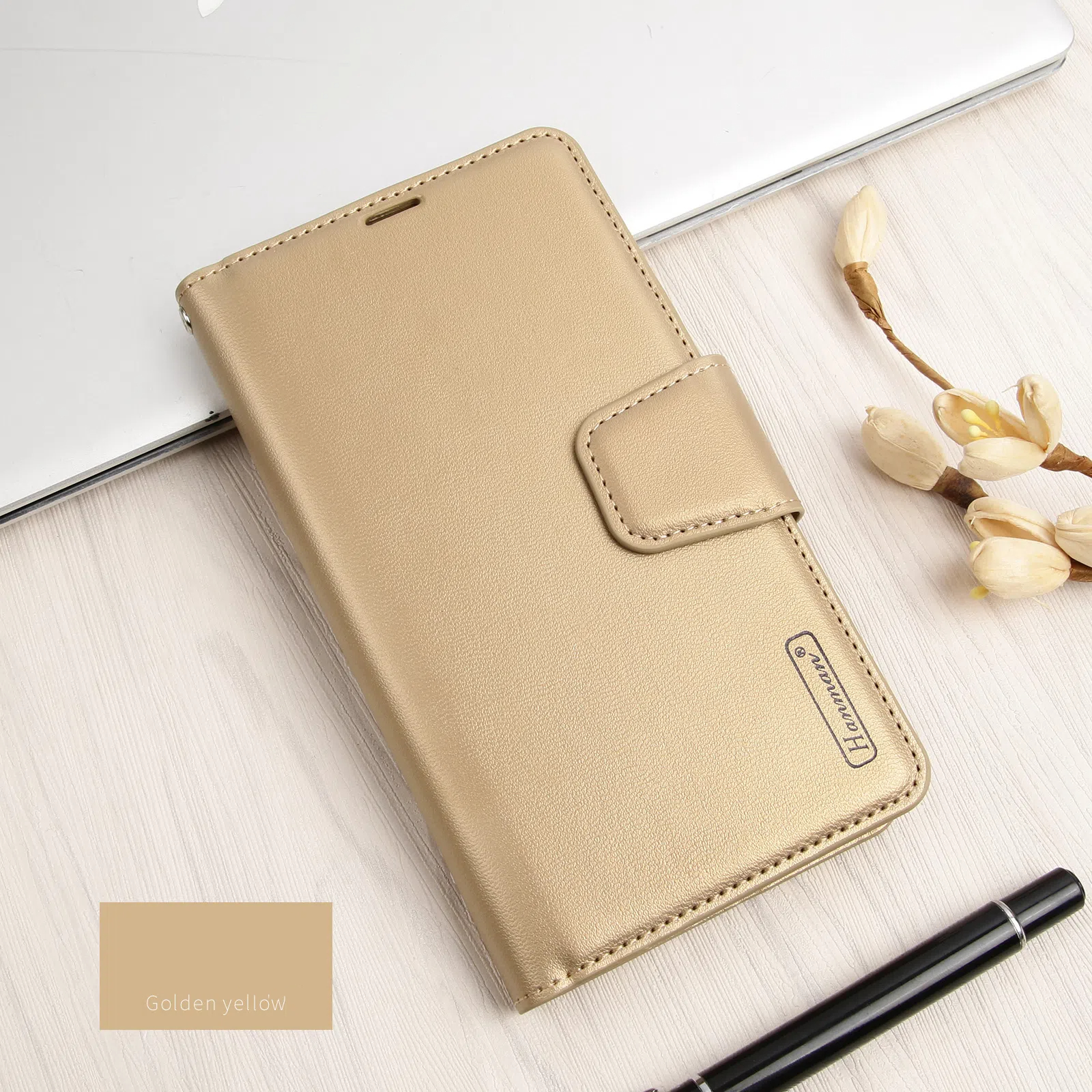 Leather Wallet Stand Phone Case For Samsung