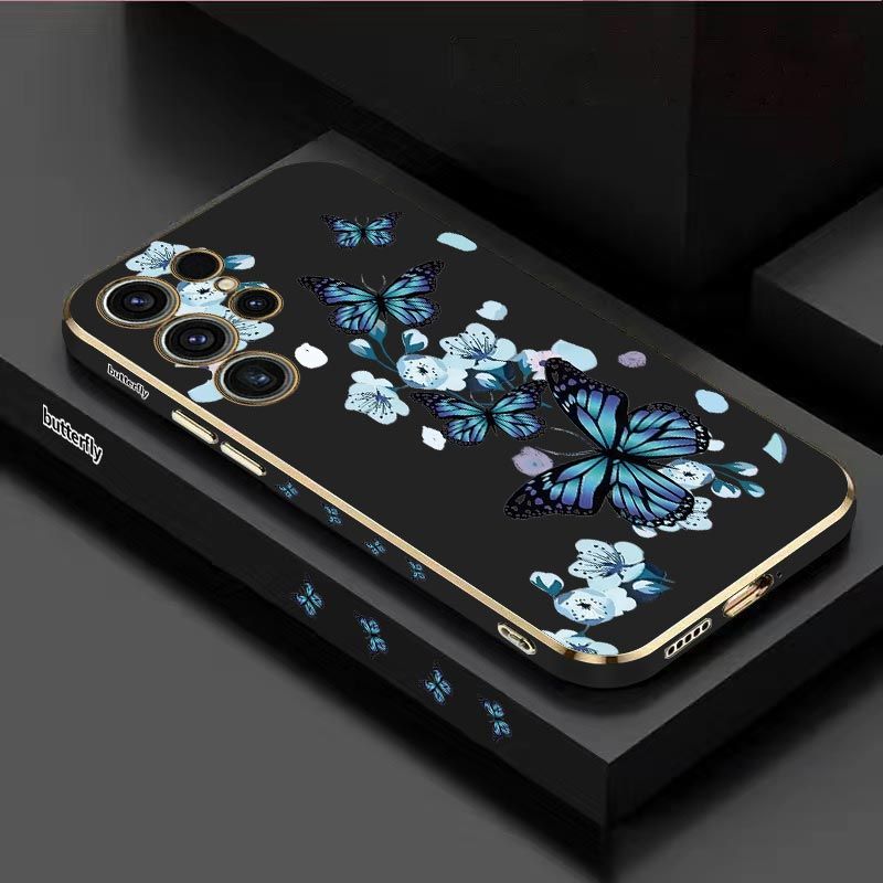 Aurora Butterfly Plating Case For Samsung