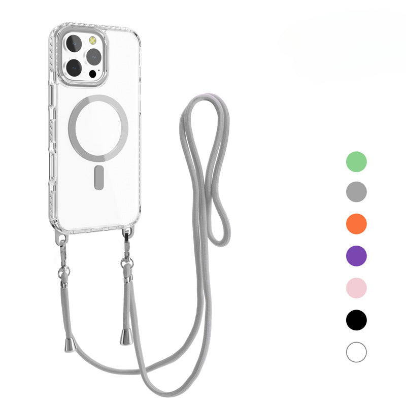 Magsafe Magnetic Crossbody Lanyard Case For iPhone