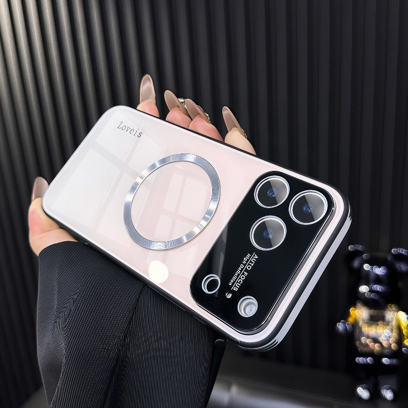 Aurora Gradient Magnetic Glass Case for iPhone