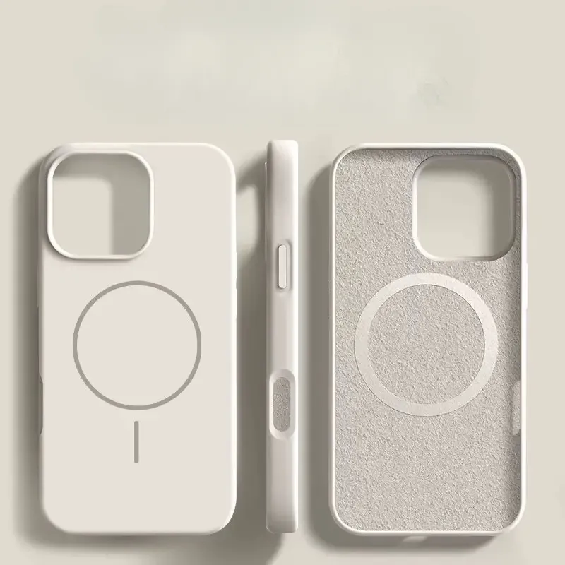 Magsafe Magnetic Liquid Silicone Case for iPhone