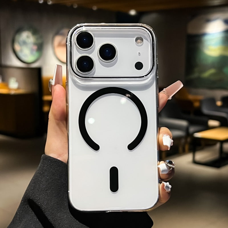 Ultra thin ice permeable magnetic case For  iPhone