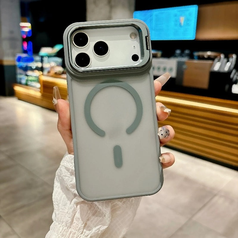 Metal Bracket Magsafe Magnetic Case For iPhone