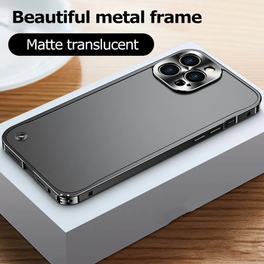 New Luxury Metal Border Shockproof Case For iPhone