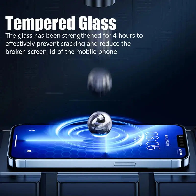 4PCS 500D Max Tempered Screen Protector For iPhone