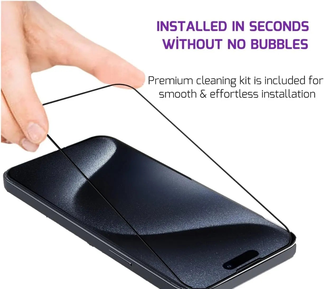 4PCS 500D Max Tempered Screen Protector For iPhone