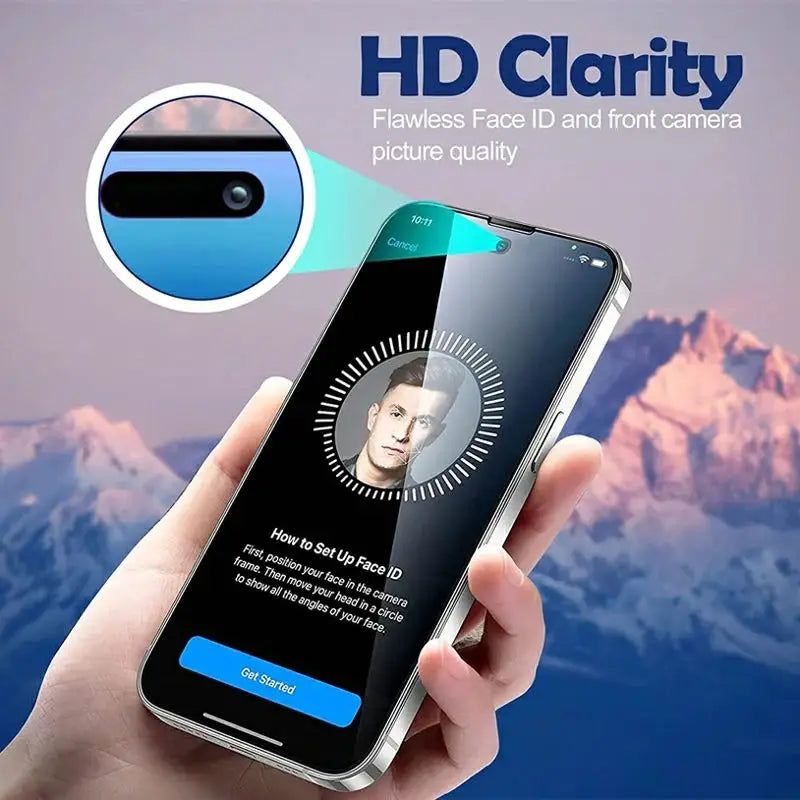 4PCS 500D Max Tempered Screen Protector For iPhone