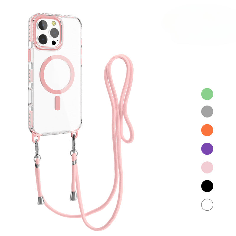 Magsafe Magnetic Crossbody Lanyard Case For iPhone