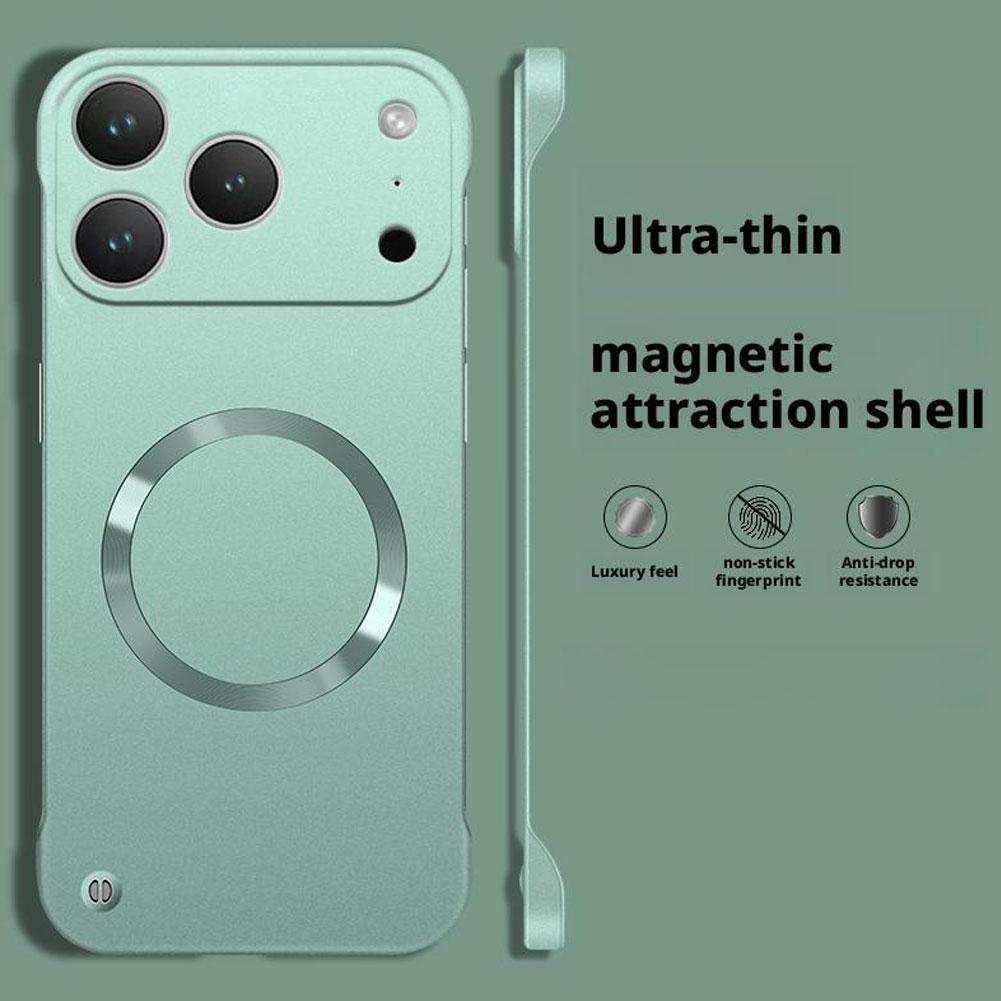 Ultra-thin borderless Hard Magnetic Case for iPhone