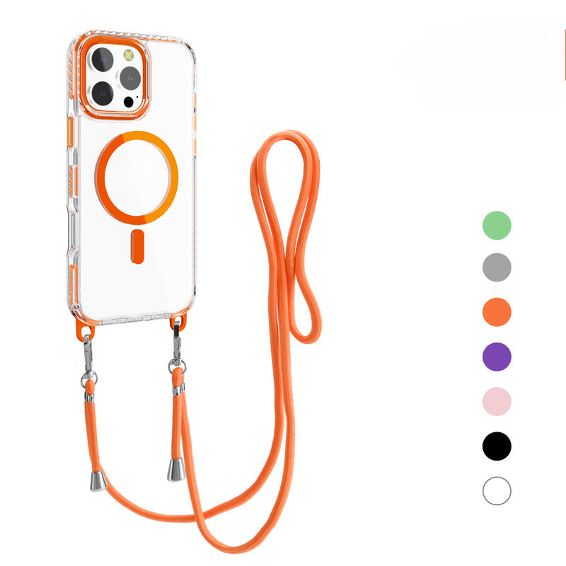 Magsafe Magnetic Crossbody Lanyard Case For iPhone