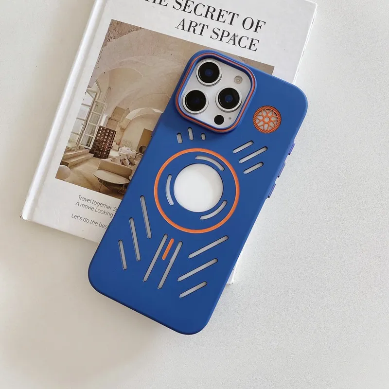 Magsafe missing label heat dissipation matte  case For iPhone