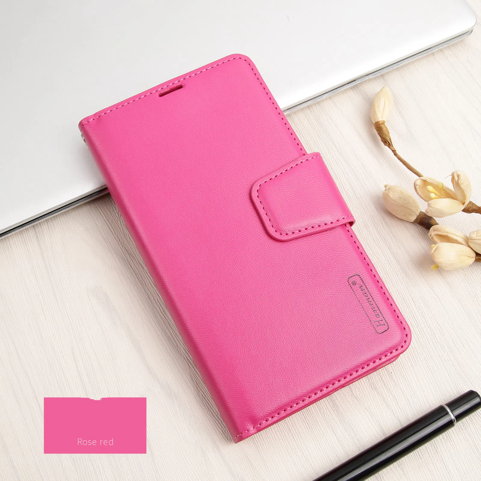 Leather Wallet Stand Phone Case For Samsung