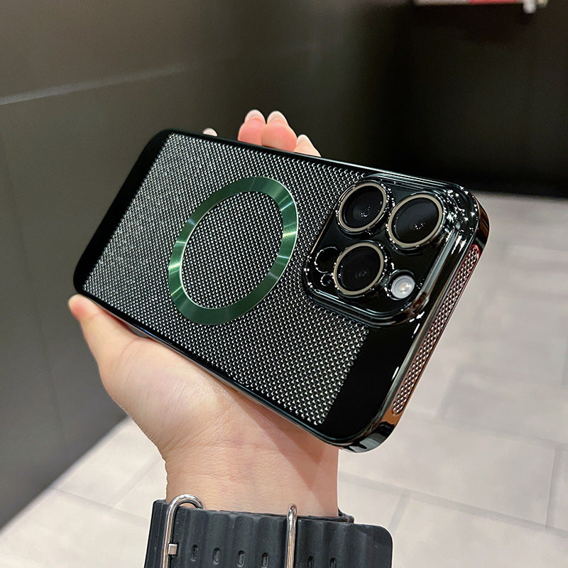 Electroplated Magnetic Heat-Dissipating Case for iPhone