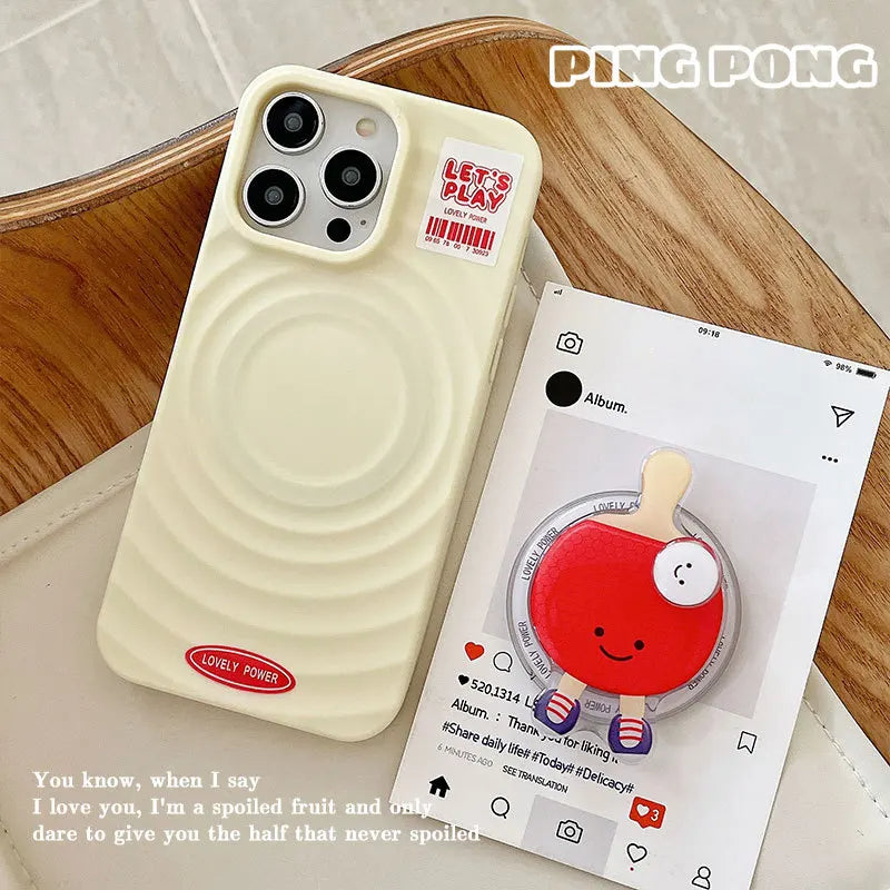 Badminton Magnetic Holder Case For iPhone