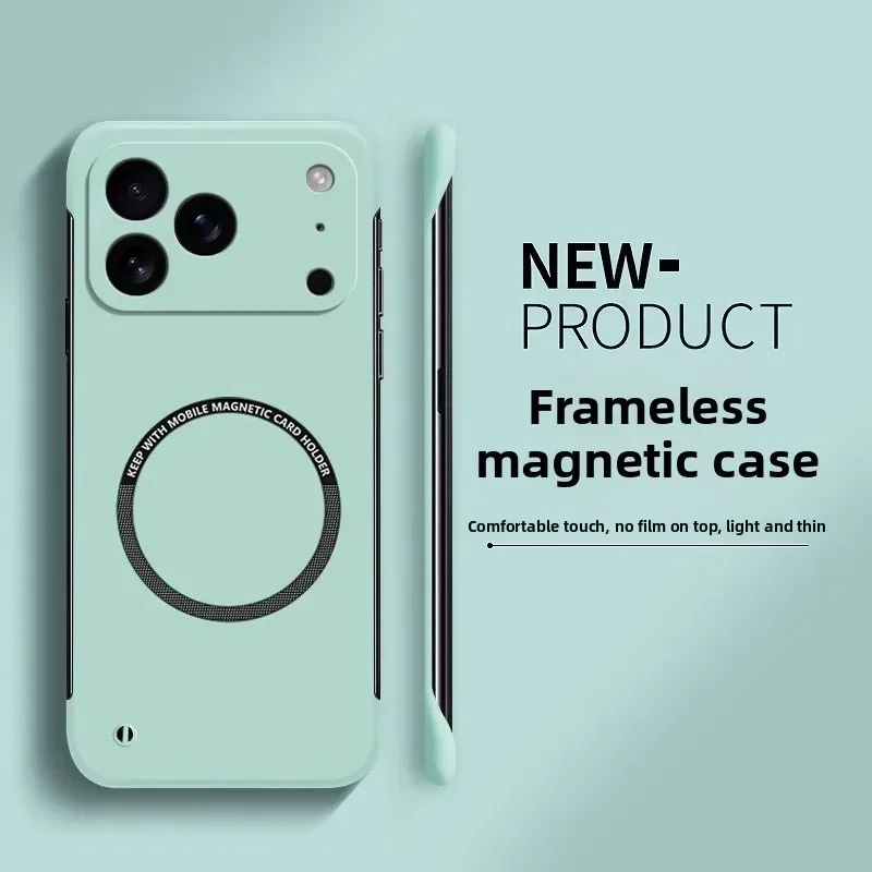 Ultra Thin Magnetic Frameless Case For iPhone