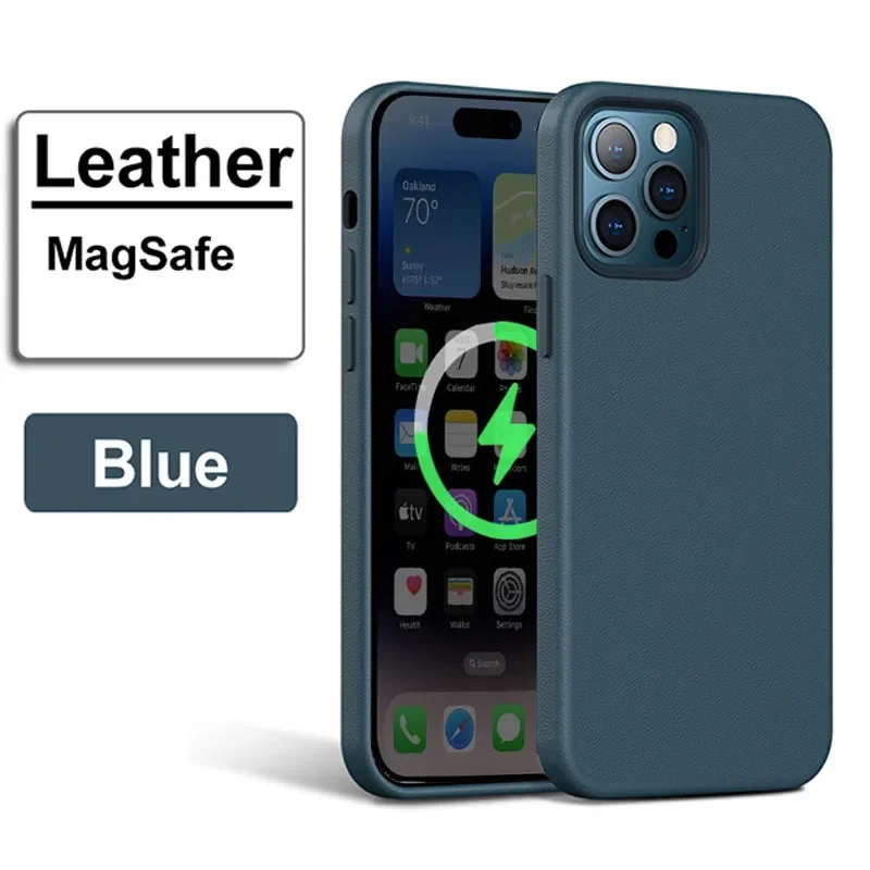 Official MagSafe Leather Case for iPhone