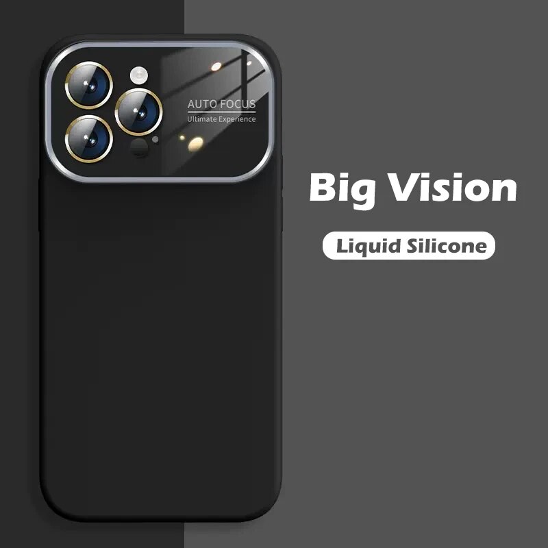 Square Liquid Silicone Case for iPhone