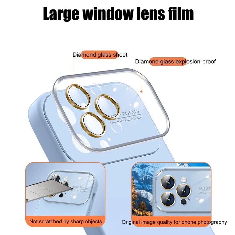 Square Liquid Silicone Case for iPhone