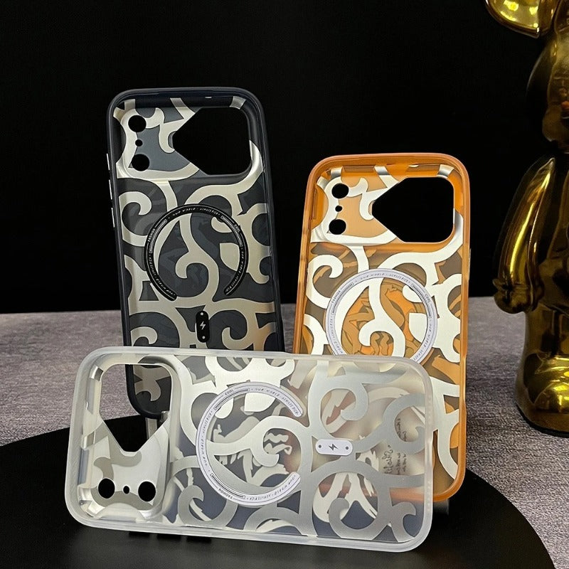 New Geometric Magnetic Hard Case for iPhone