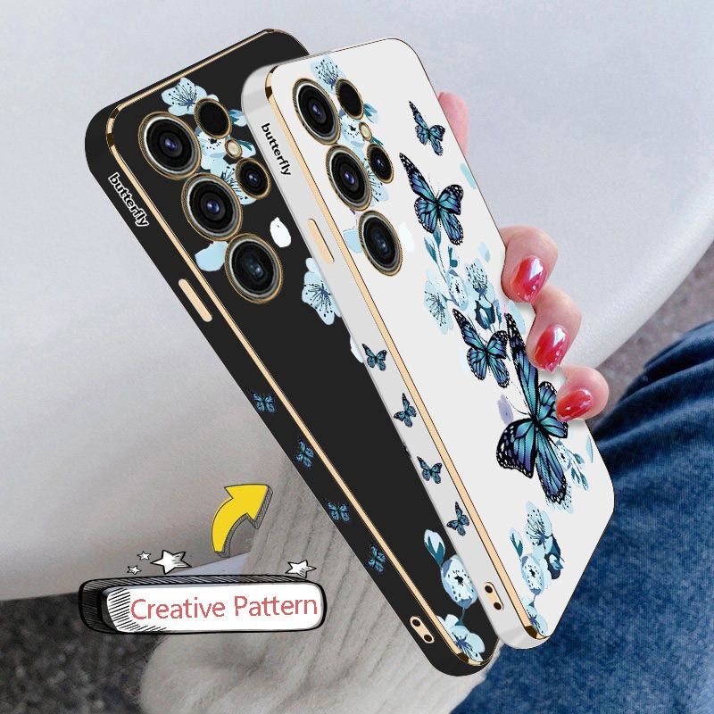 Aurora Butterfly Plating Case For Samsung