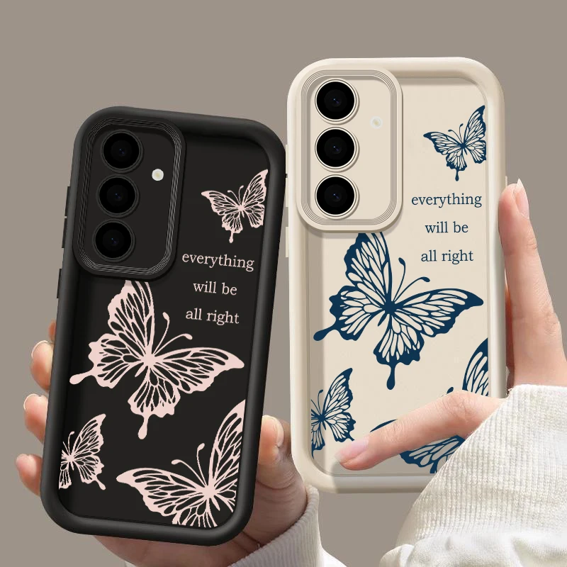 Butterfly Flowers Case For Samsung
